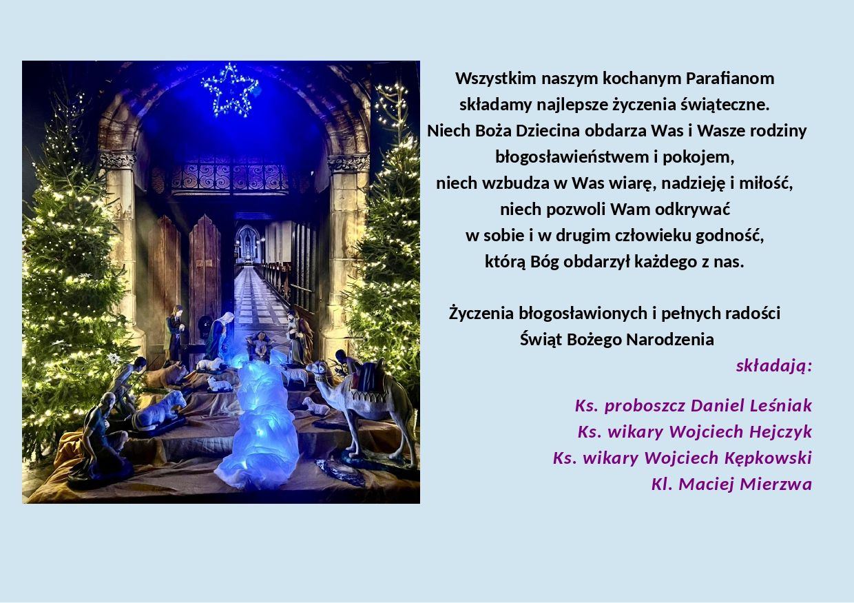 Życzenia świąteczne