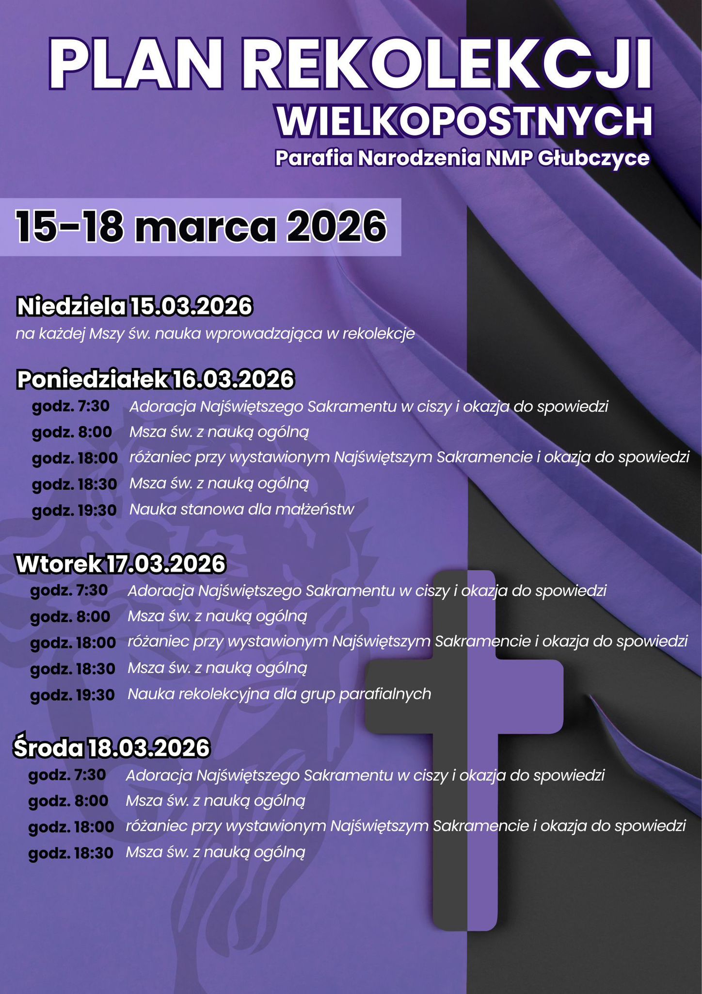 Wielkopostne rekolekcje parafialne